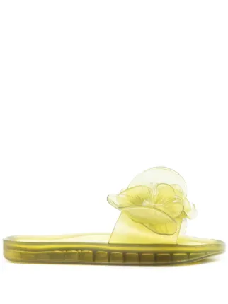 melissa yproject サンダル Y/Project x Melissa Floral Slides | Green | FARFETCH