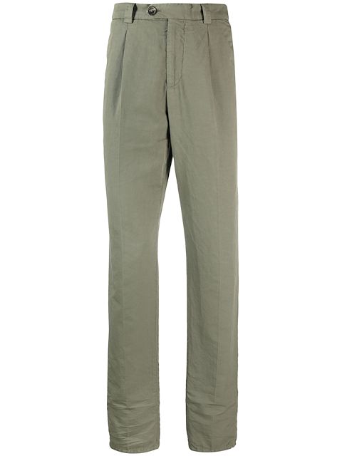 Brunello Cucinelli pleat-detail straight-leg trousers