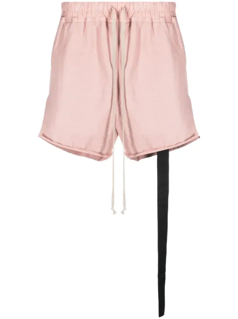 Rick Owens DRKSHDW drawstring waist organic cotton shorts