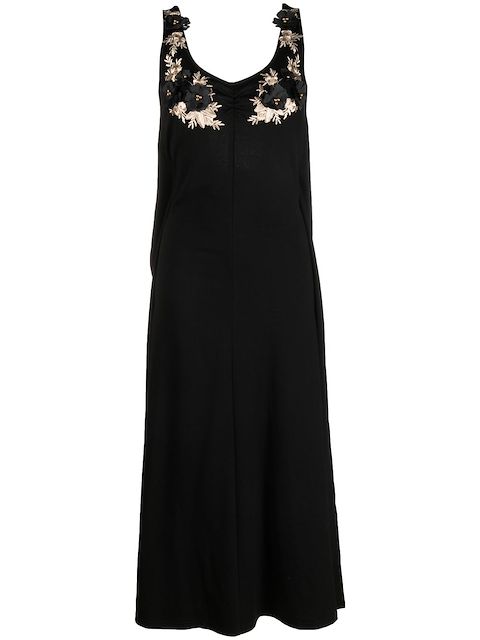 Antonio Marras floral-embroidery dress