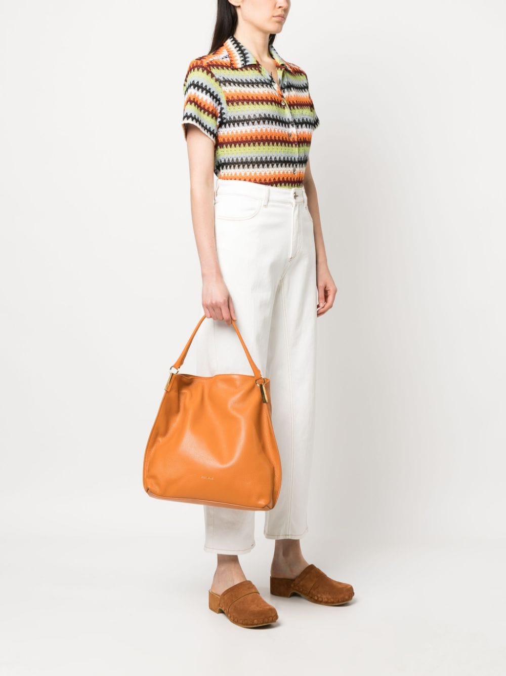 Coccinelle Leren shopper - Oranje