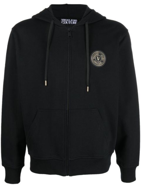 Versace Jeans Couture logo-print cotton hoodie Men