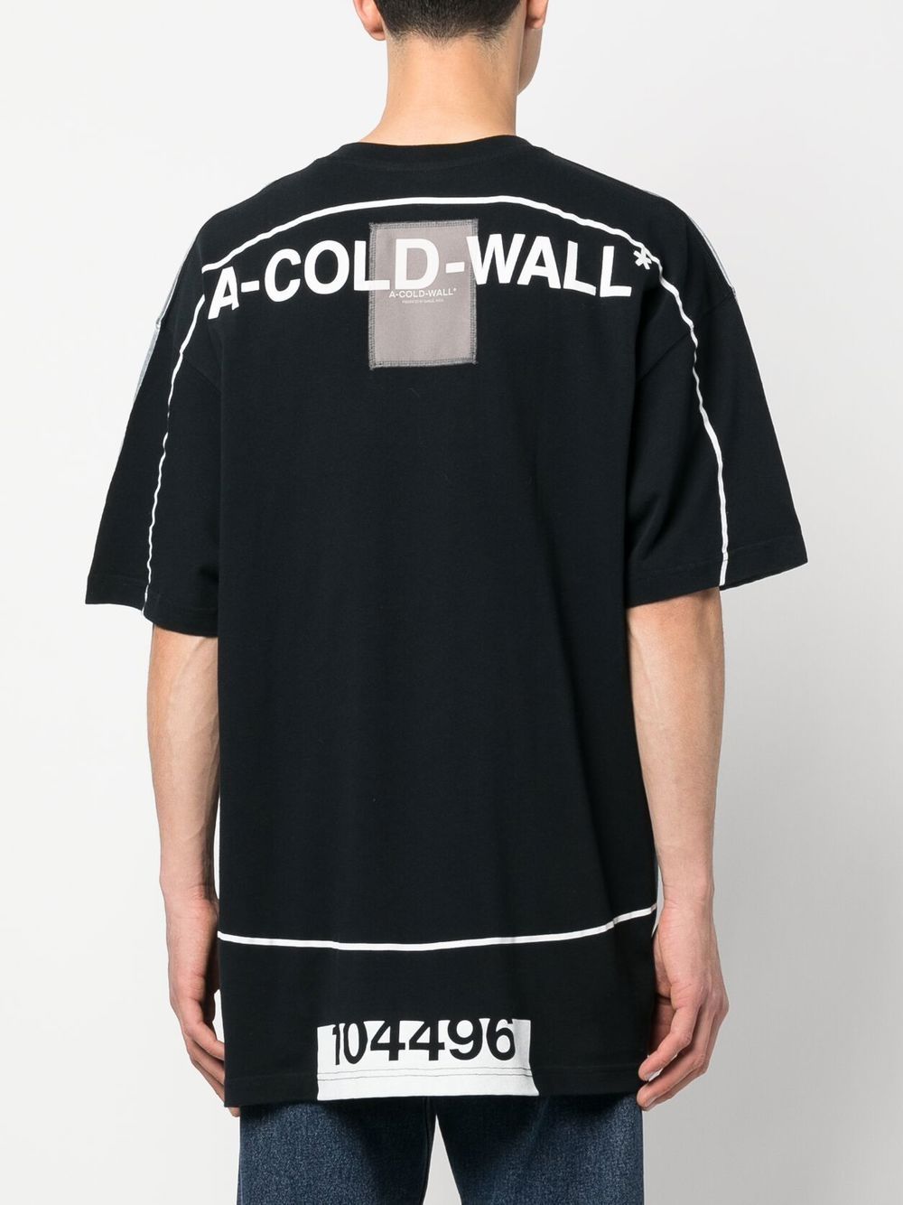 Shop A-cold-wall* Graphic-print T-shirt In Schwarz