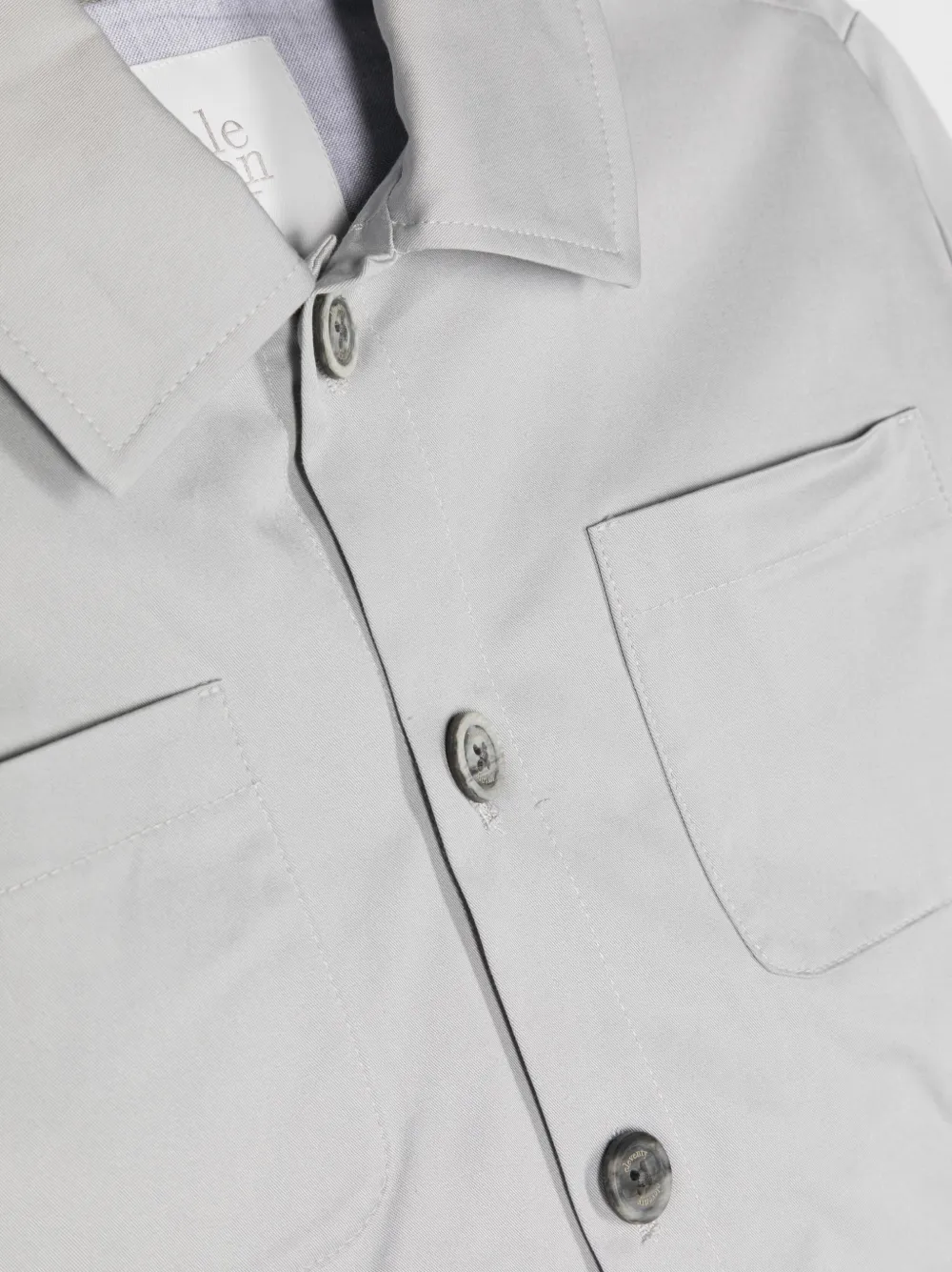 排扣衬衫式夹克