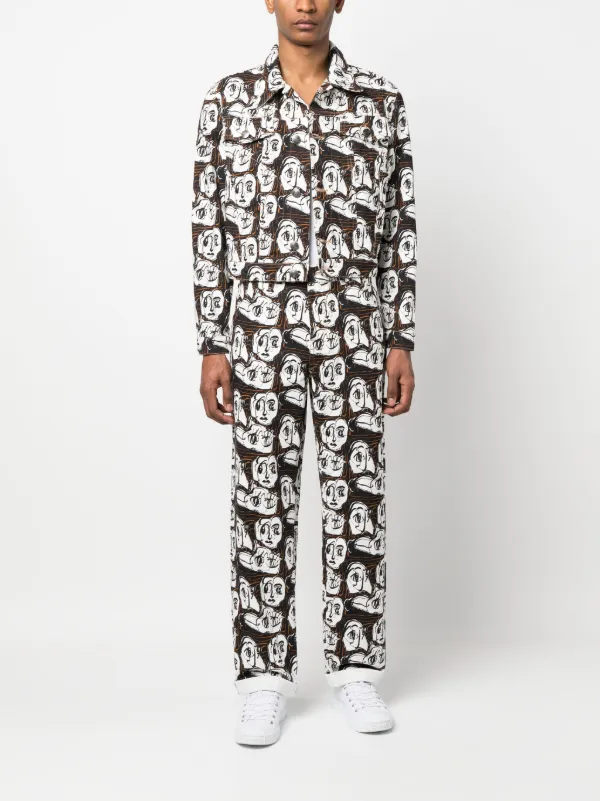 Charles Jeffrey Loverboy グラフィック パンツ | ホワイト