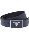 Prada Saffiano leather belt - Blue