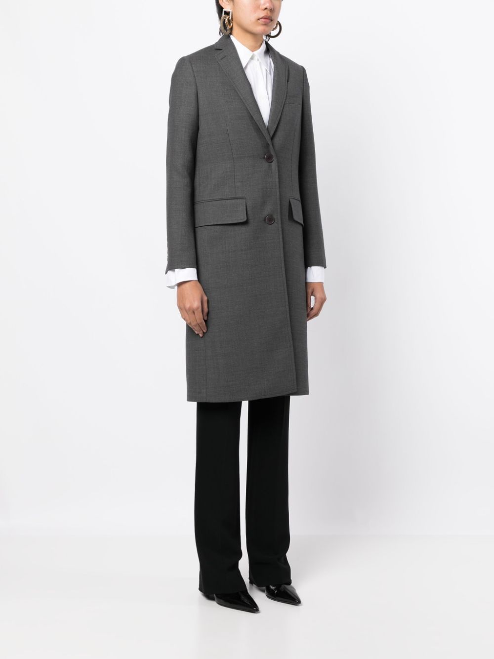 Burberry tailored single-breasted coat Women