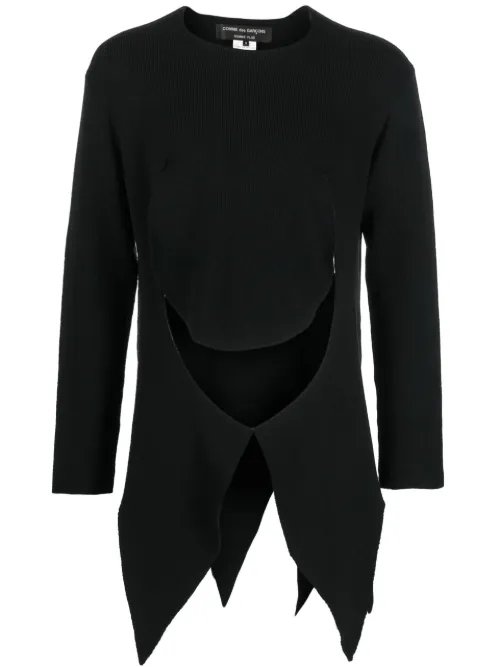 Pull asymétrique à découpes - Comme des Garçons Homme Plus - Modalova