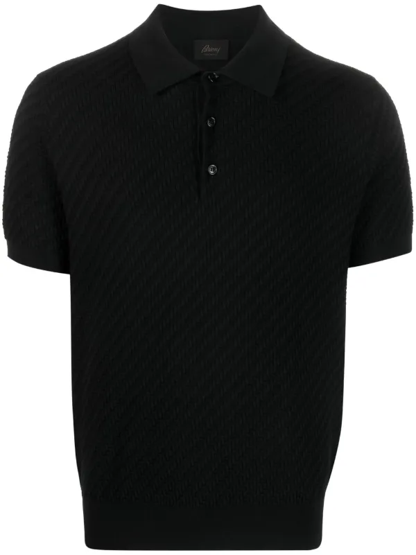 【関税込み】BRIONI KNITTED POLO SHIRT Brioni Knitted Polo Shirt | Brown | FARFETCH GE