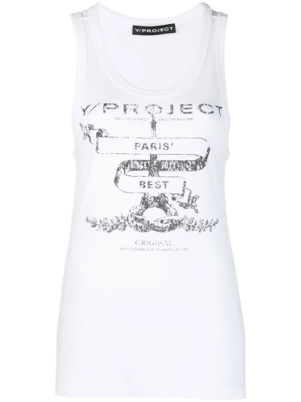 Y/PROJECT ホワイト Paris´ Best タンクトップ-