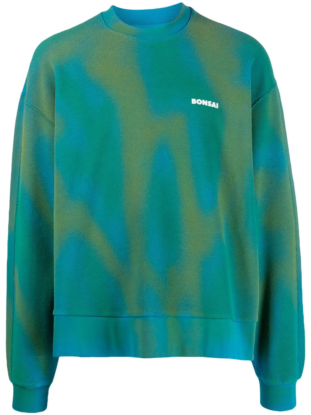 Bonsai Spray-effect Sweatshirt In Blue