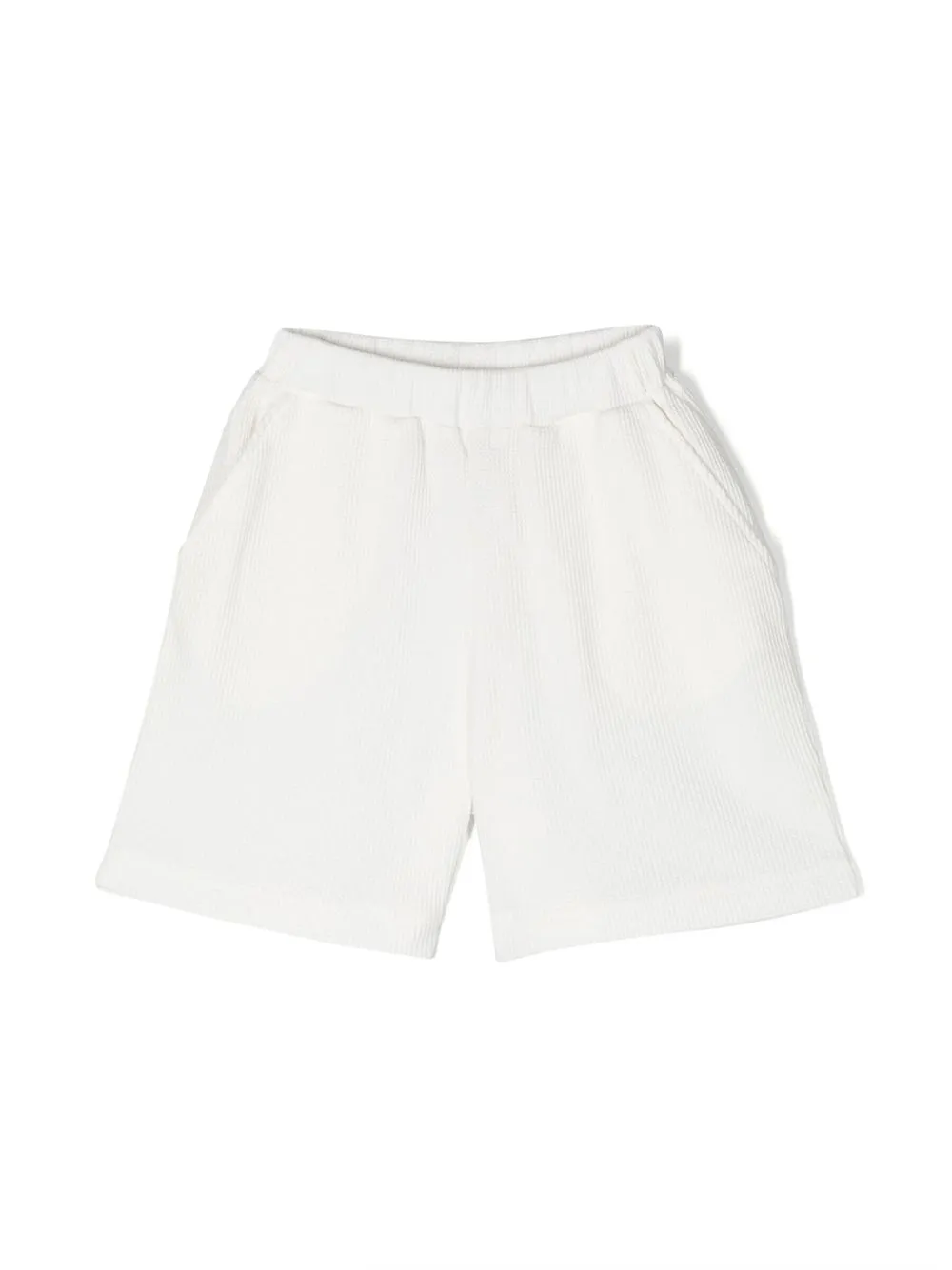 Douuod Stretch-cotton Elasticated Shorts In White
