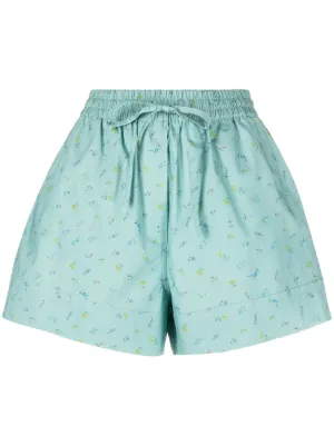 SP5DER OG Web Double Layer Shorts | Blue | FARFETCH