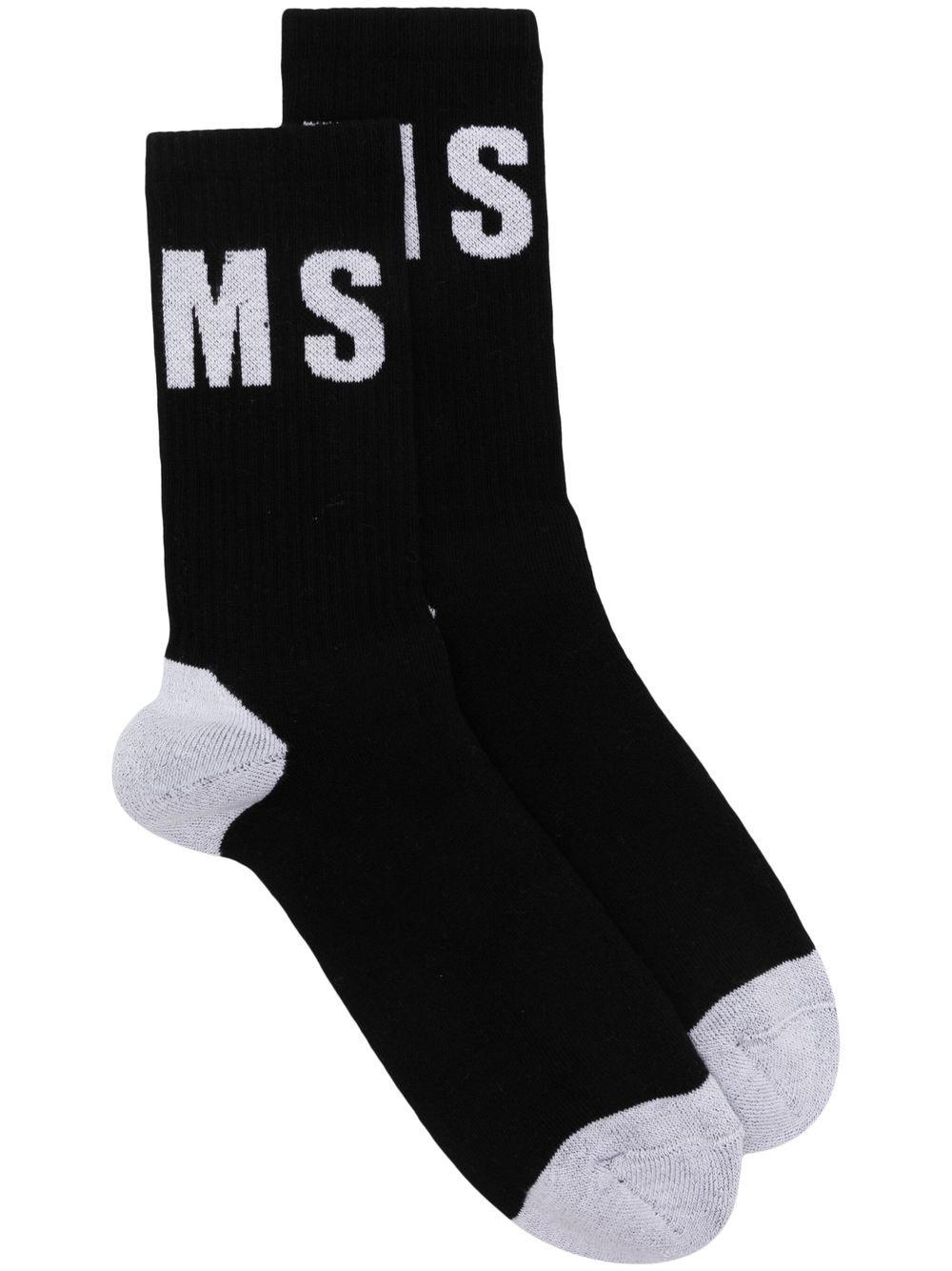 logo-print detail socks