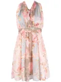 LIU JO patchwork floral-print dress - Pink