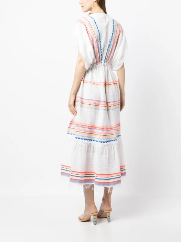 lemlem eshe plunge neck dress lemlem Eshe Plunge Neck Dress