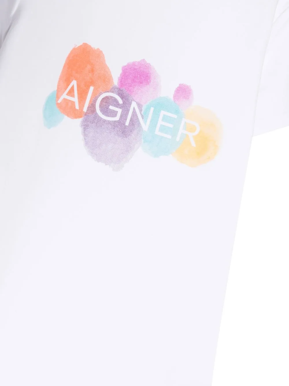 Aigner Floral-print Cotton Dress In White