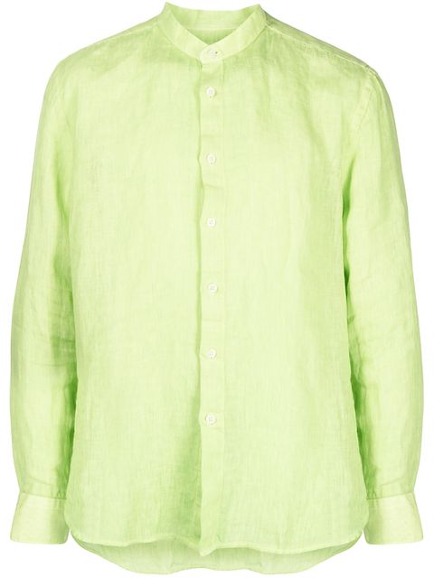 120% Lino long-sleeves linen shirt