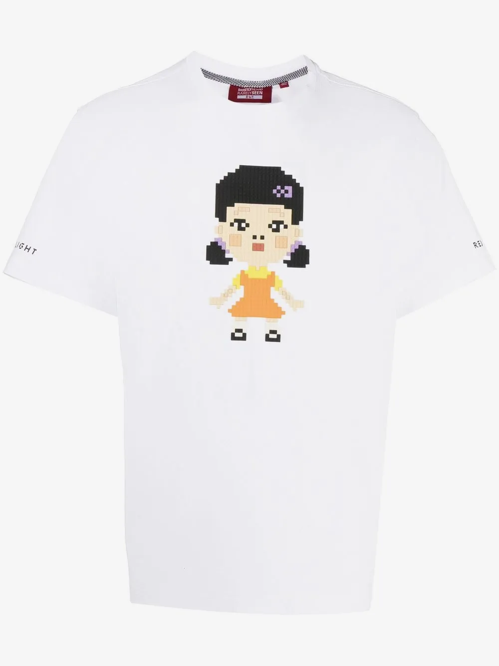 Mostly Heard Rarely Seen Red Light Green Light cotton T-Shirt | White | Image 1