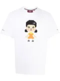 Mostly Heard Rarely Seen Red Light Green Light cotton T-Shirt - White