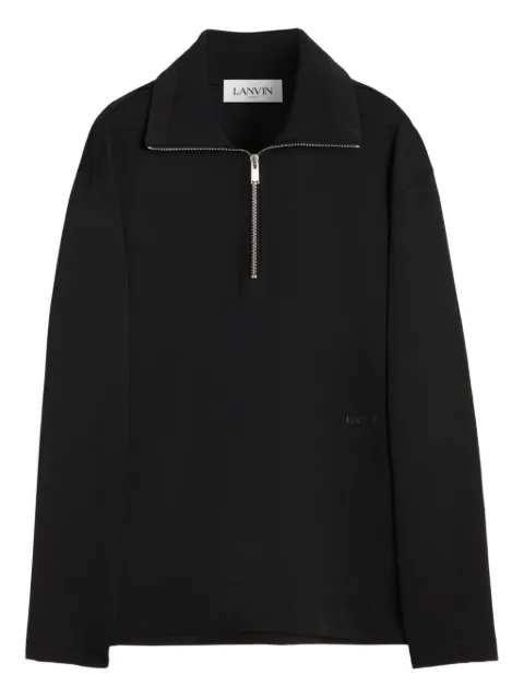 Lanvin sudadera con logo estampado