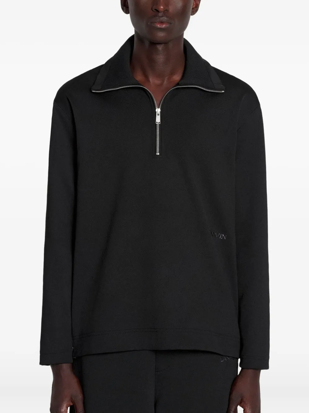 Lanvin Sweater met logoprint Zwart
