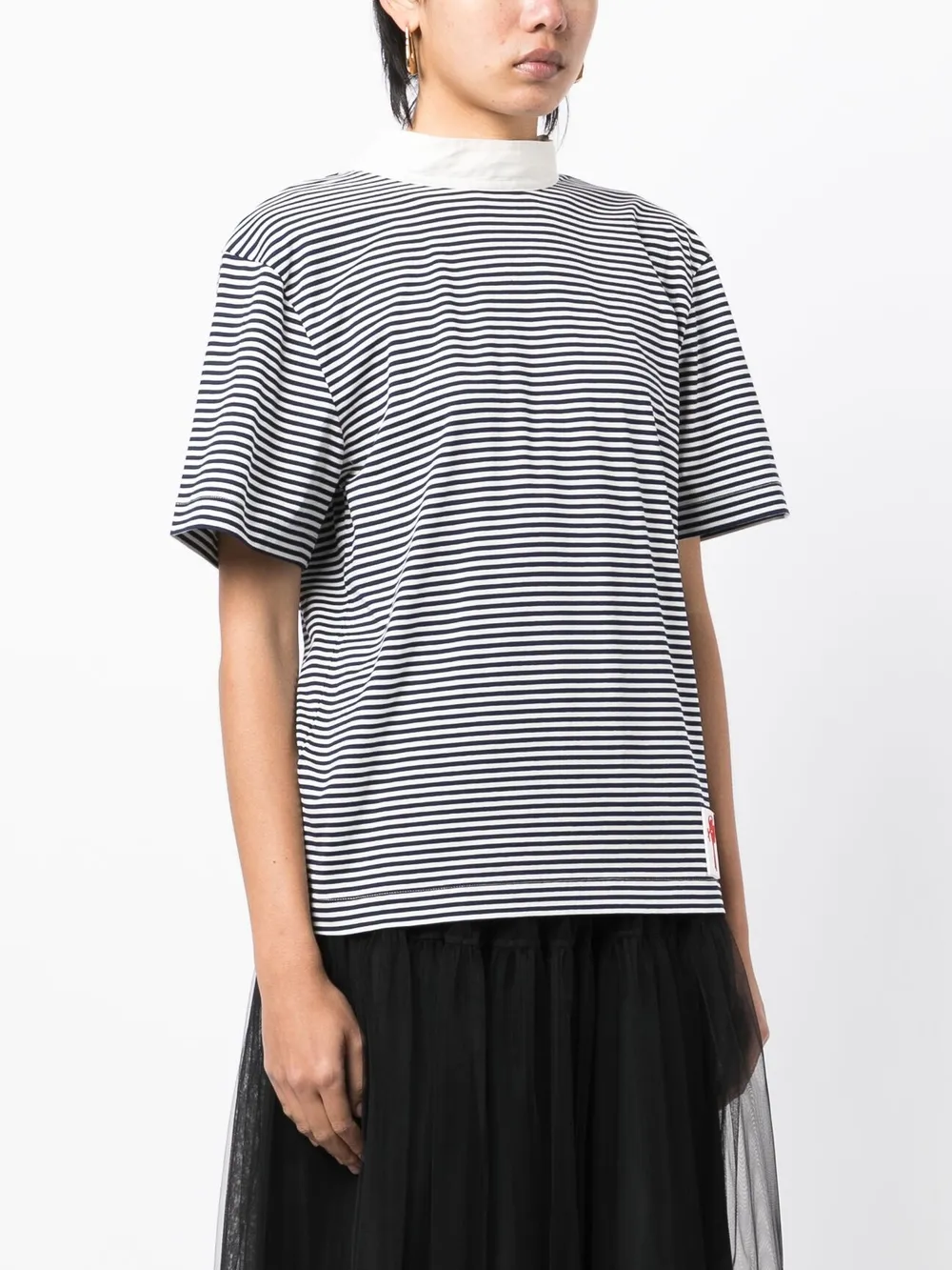 Plan C rear-ribbon short-sleeve T-shirt - Farfetch