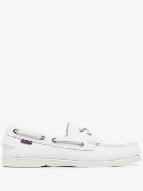 Sebago lace-up whipstitch loafers