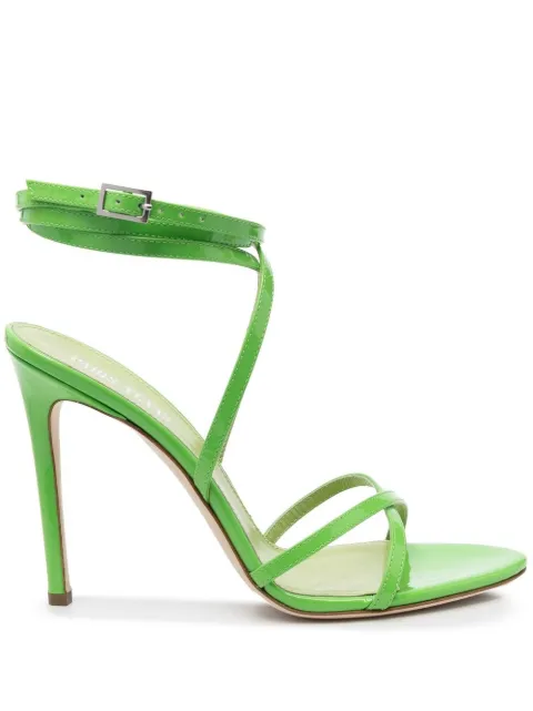 Paris Texas 110mm lace-up sandals