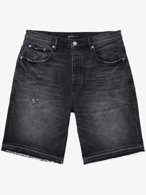 Purple Brand distressed denim shorts