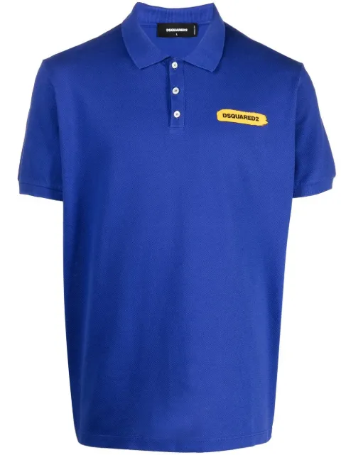 DSQUARED2 logo-print polo shirt