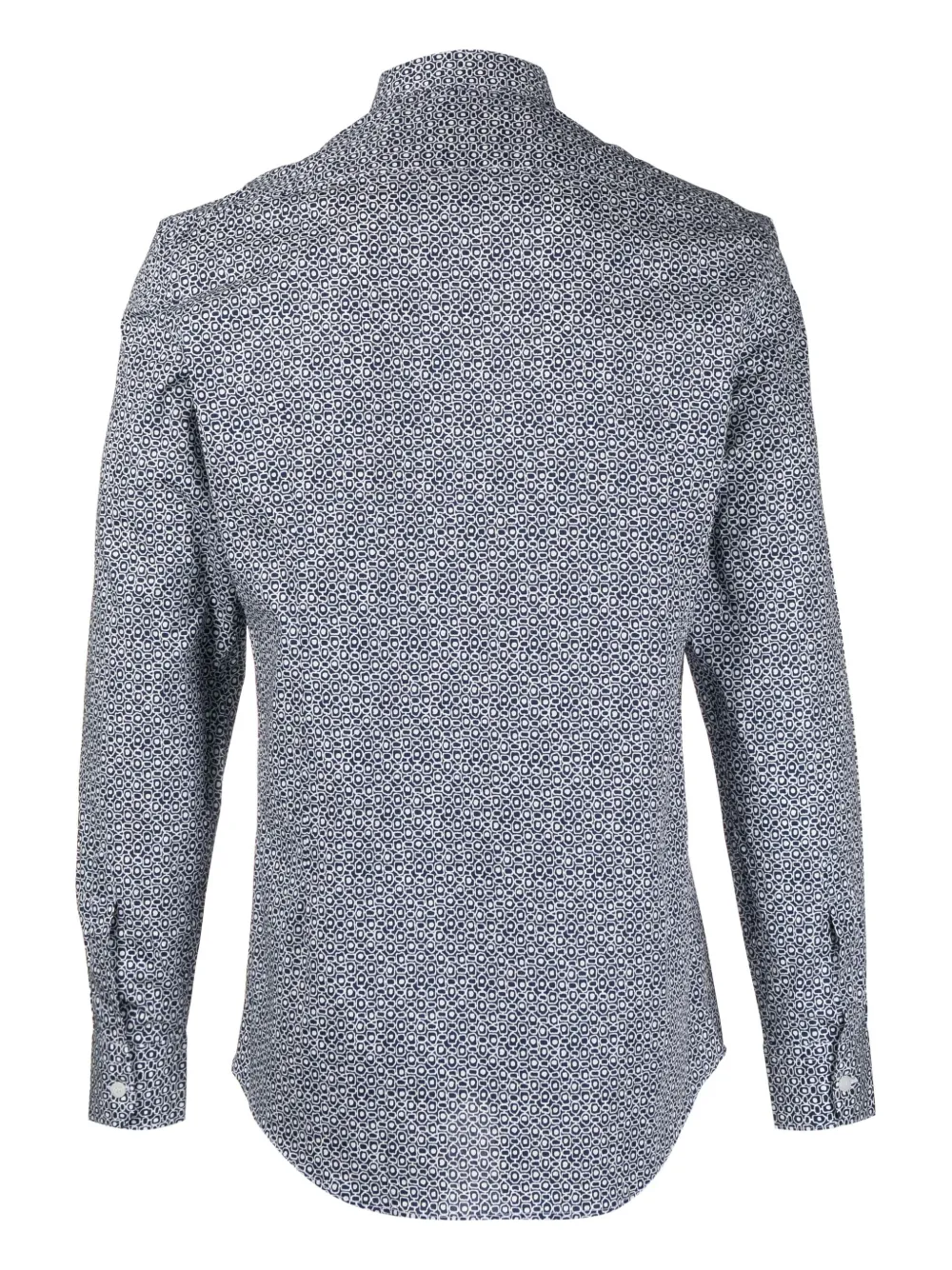 Daniele Alessandrini Overhemd met print - Blauw
