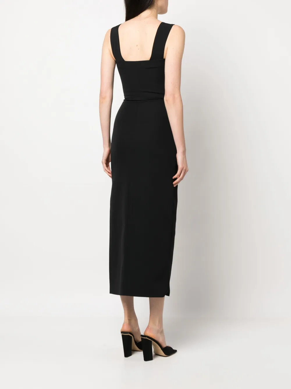GENNY ROUND CUT-OUT SHEATH DRESS 