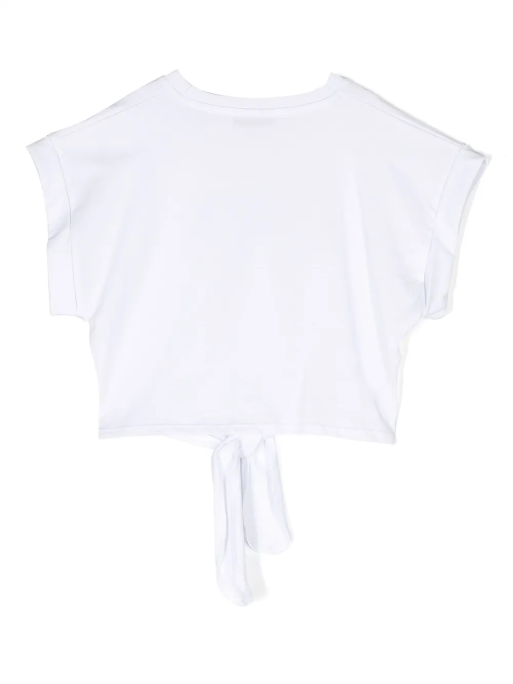 Gaelle Paris Kids T-shirt met logoprint - Wit