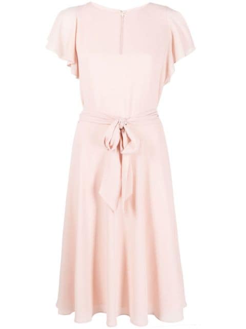 Lauren Ralph Lauren belted midi dress