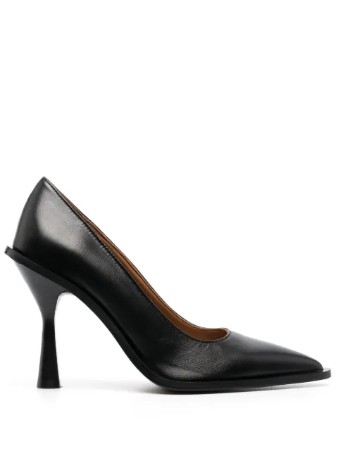 ATP Atelier pointed-toe leather pumps