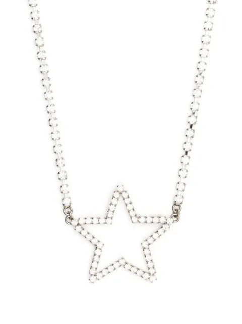 Alessandra Rich collar con detalle de cristal