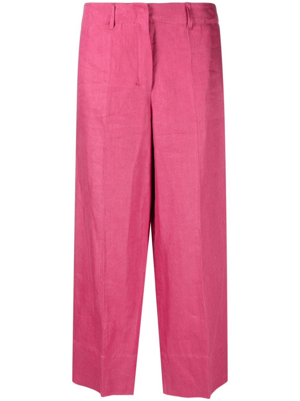 's Max Mara Pressed-crease Cropped Trousers In Pink