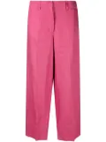 'S Max Mara pressed-crease cropped trousers - Pink