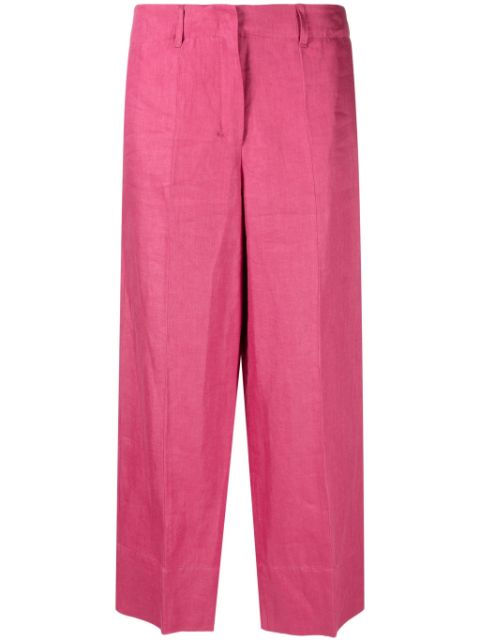 'S Max Mara pressed-crease cropped trousers Women