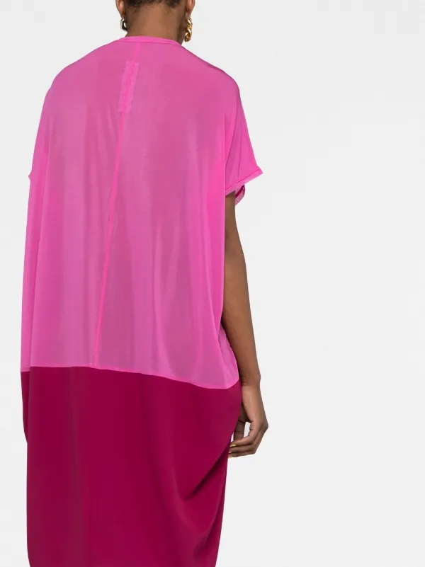 Tシャツ・カットソー RICK OWENS Women Tunic Tops RO01D2250BH13 PINK Rick Owens Kids Jumbo Cotton T-shirt | Pink | FARFETCH
