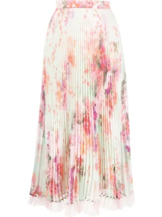 Twinset Knit Midi Skirt With Ruffles