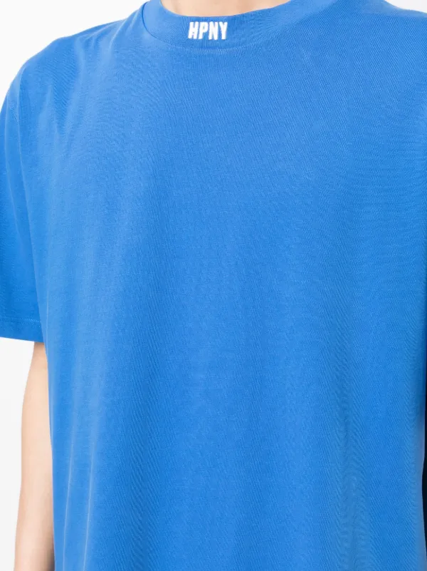 Heron Preston HPNY-print short-sleeve T-shirt | Blue | FARFETCH