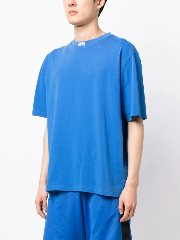 Heron Preston HPNY-print short-sleeve T-shirt | Blue | FARFETCH