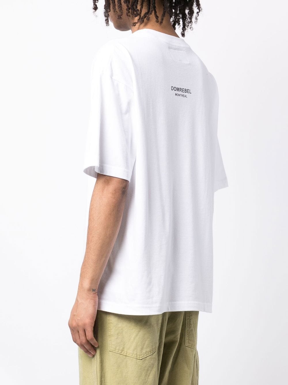 Shop Domrebel Lucky Short-sleeve T-shirt In Weiss
