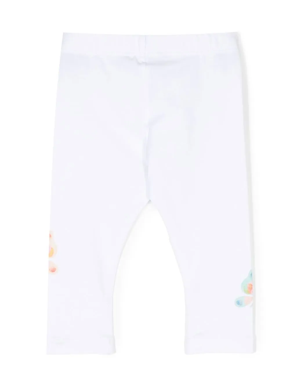 Aigner Butterfly-print Cotton Leggings In White