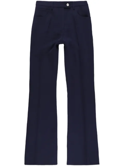 Courrèges pantalones de tiro bajo