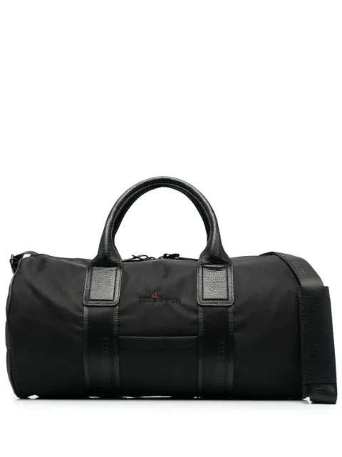 Kiton logo-strap travel bag 