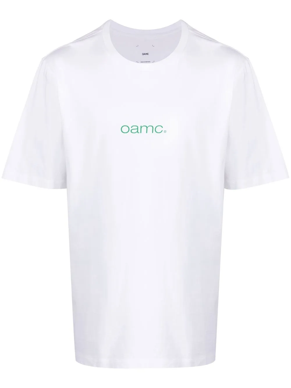 Oamc Logo-print Cotton T-shirt In White | ModeSens