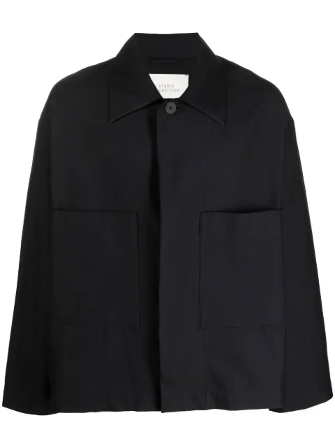 Studio Nicholson relaxed-fit cotton shirt jacket